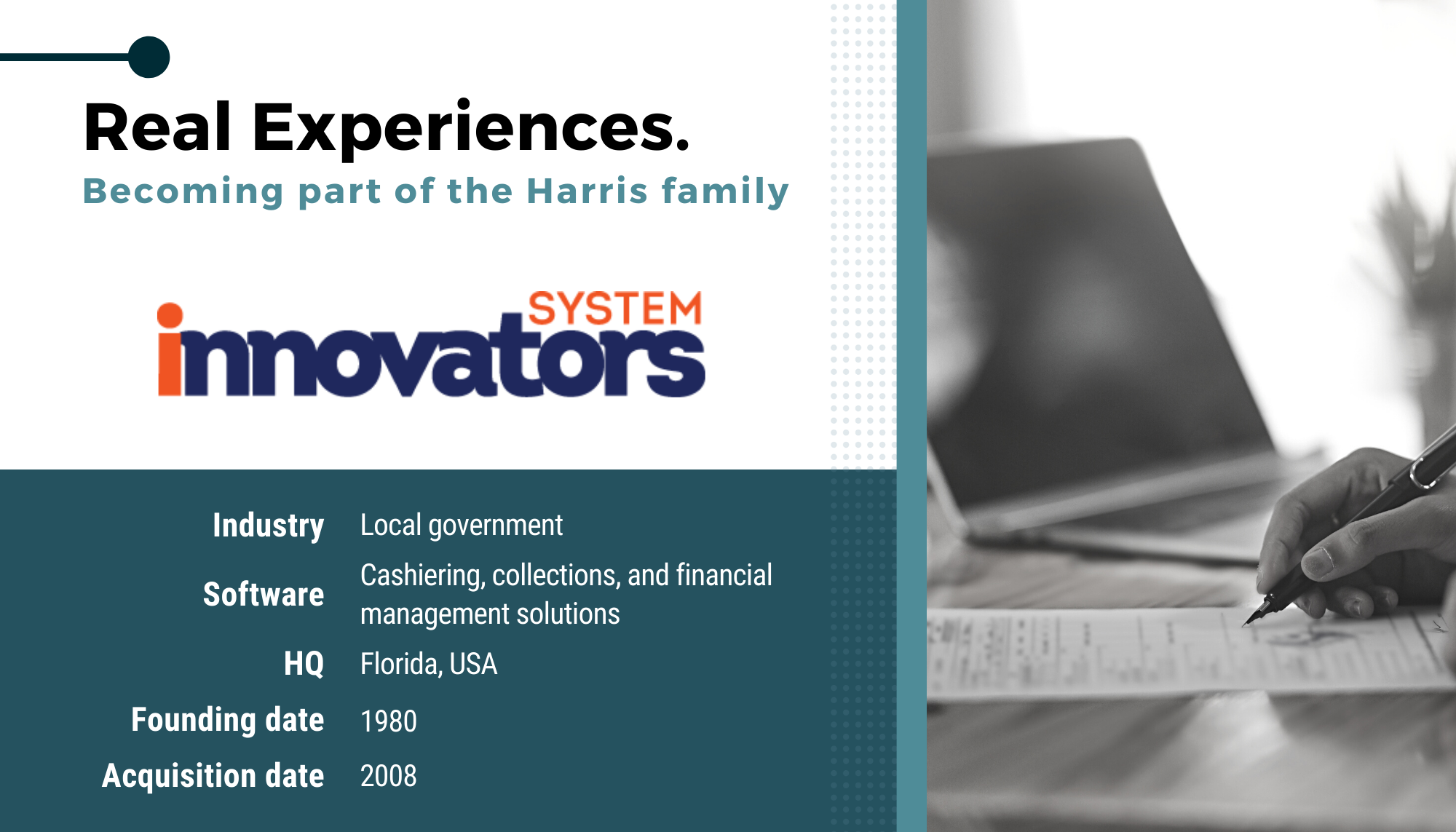 Real experiences System Innovators